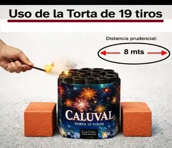 venta de avellanas pirotécnicas para fiestas patronales en Perú